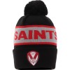 2024 SAINTS Black and Red Bobble Hat